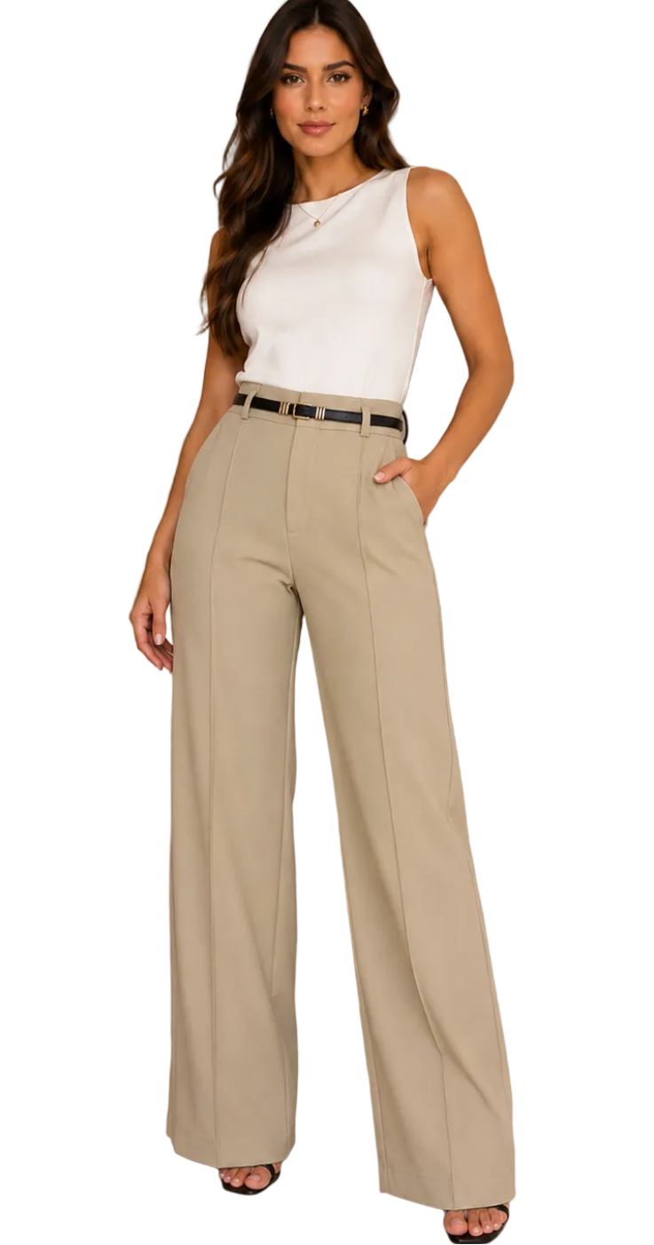 Calça Pantalona costura