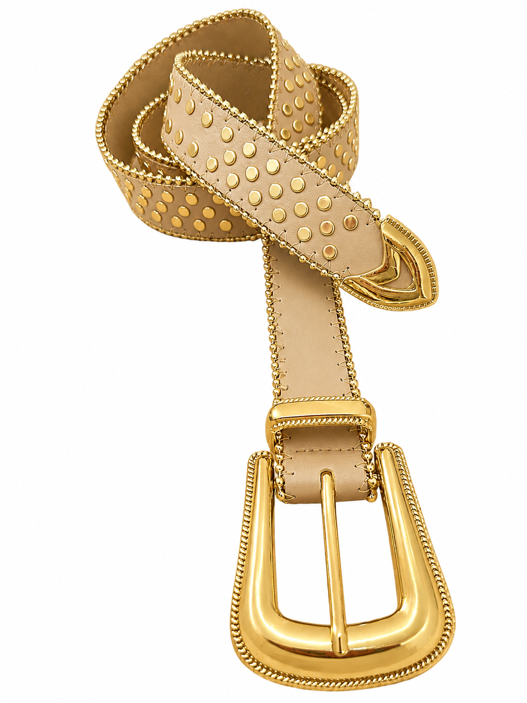 Cinto Preto com Strass Feminino