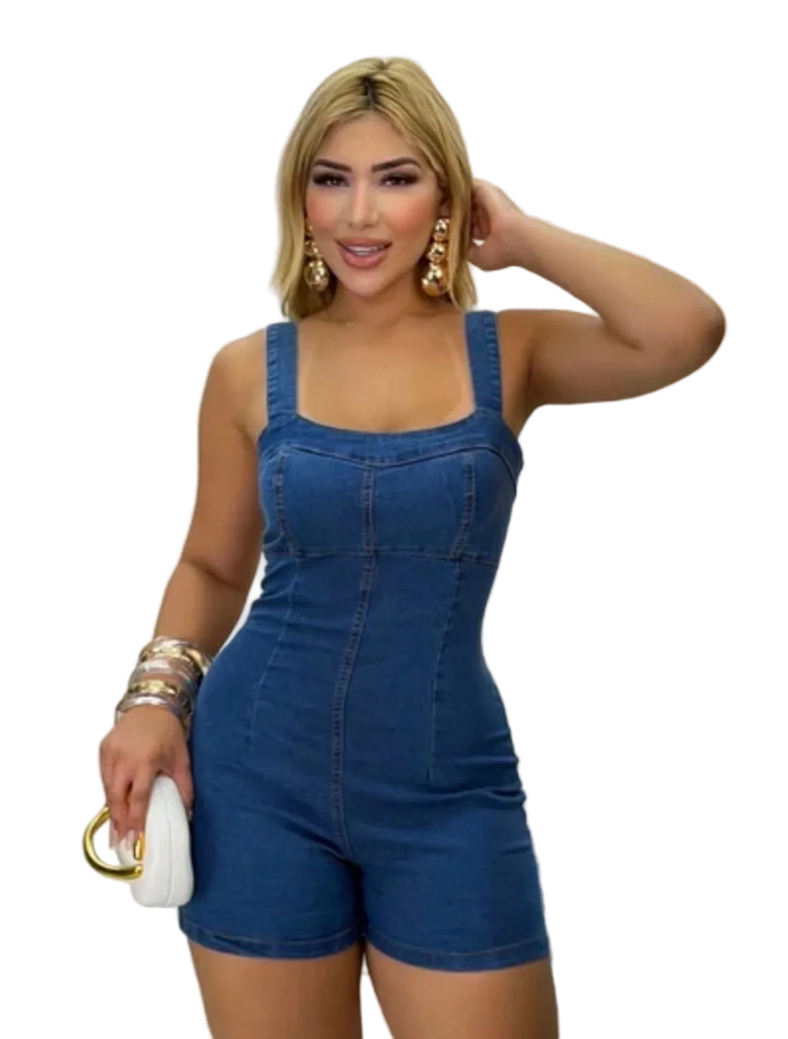 Macaquinho jeans Ideal 170
