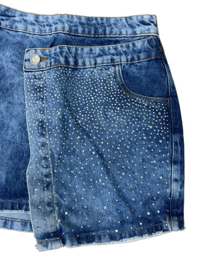 Saia PPink Strass Envelope Jeans 9522