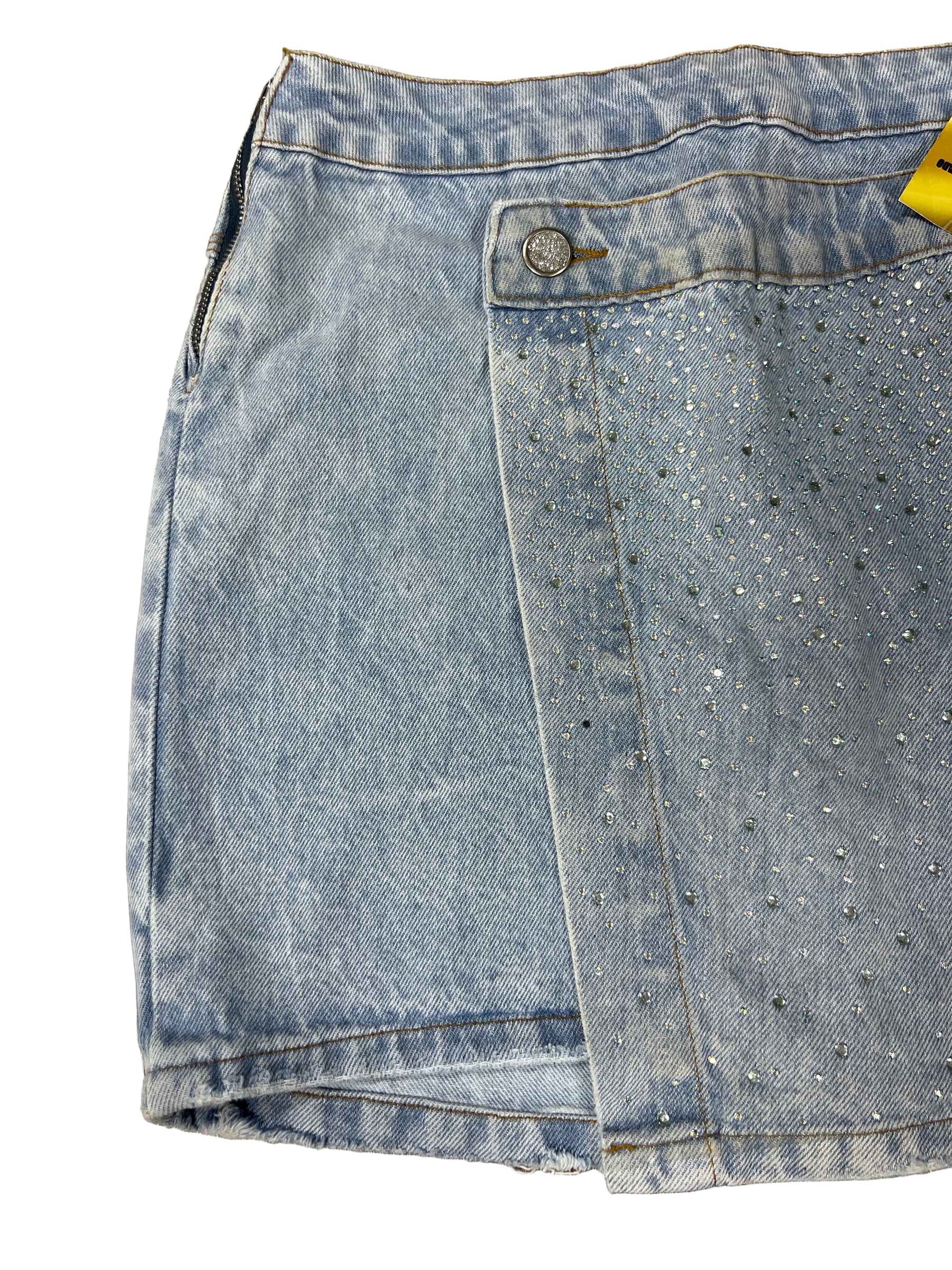 Saia PPink Strass Envelope Jeans 9522