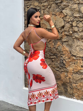 Vestido MIDI Lado U
