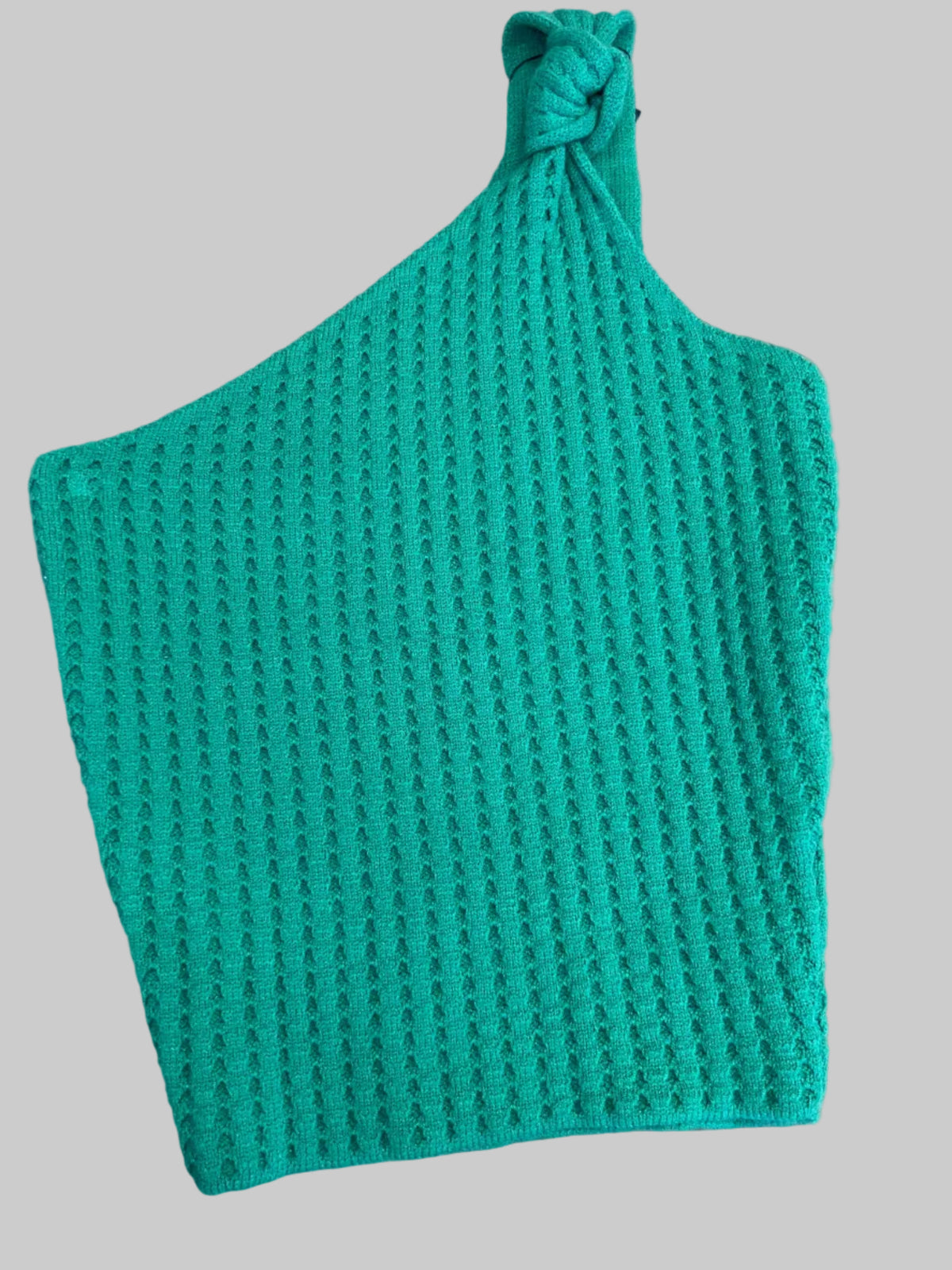 Cropped Tricot Alça Única Nó