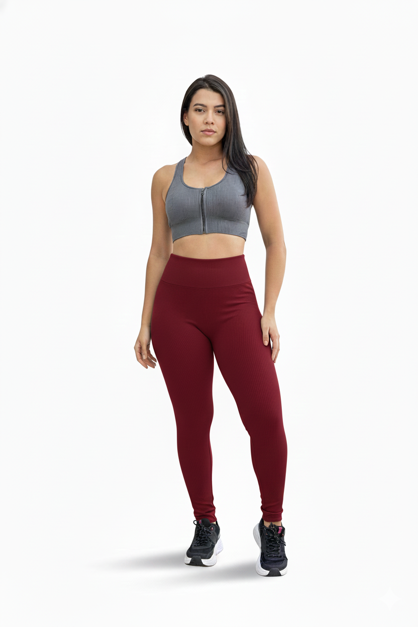 Calça Canelada Fitness 618