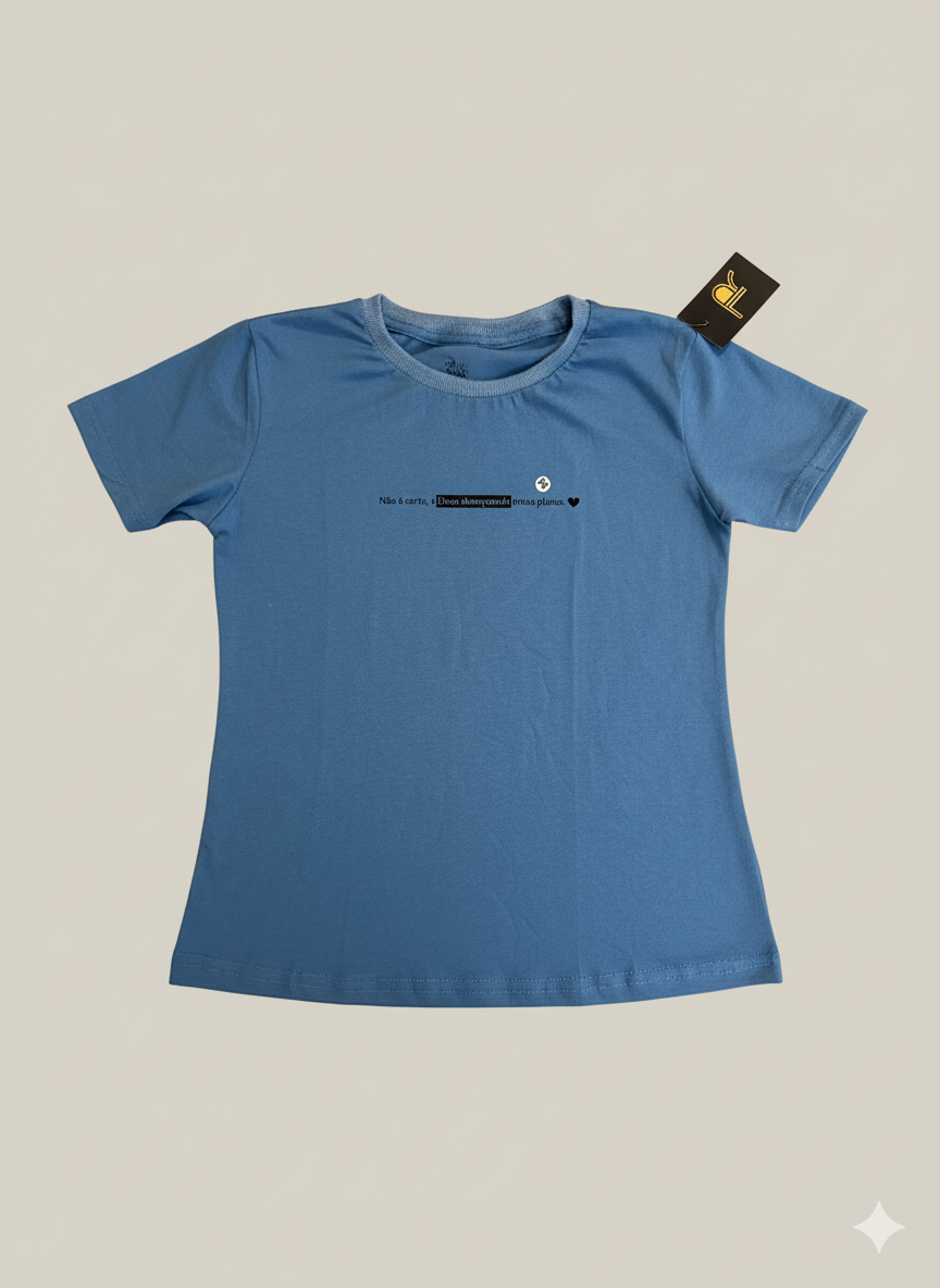 T-shirt Não é Sorte, é Deus
