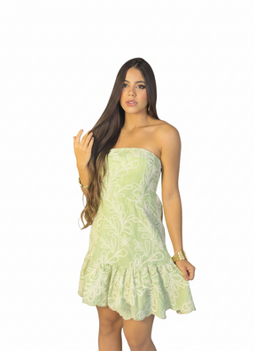 Vestido T/Caia Bordado
