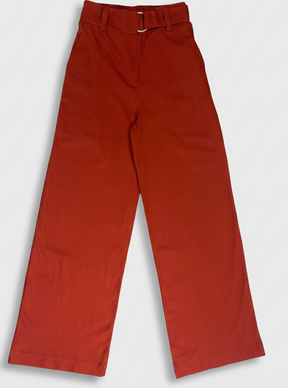 Calça em Linho Fivela