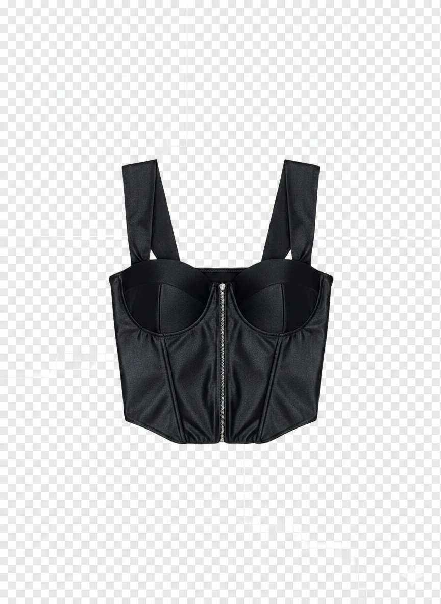 Corsetet Acetinado Alças
