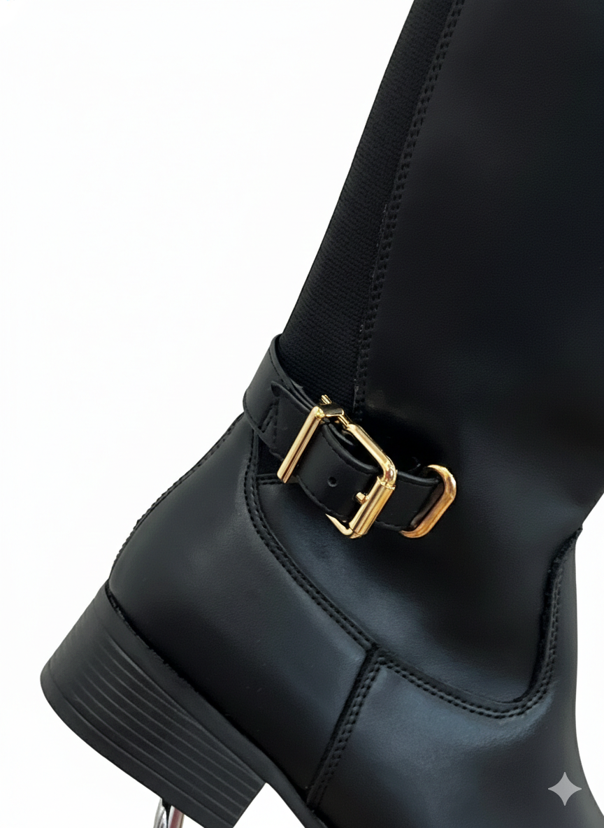 Bota Via Uno Cano Alto Sem Salto 234885