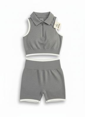 Conjunto Canelado Fitness 6004