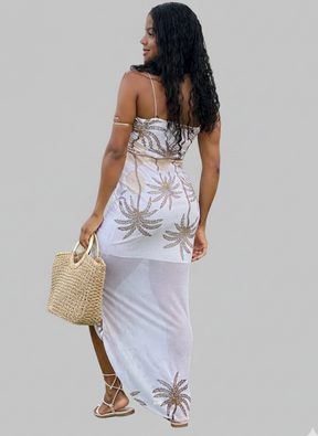 Vestido Em Tule Alças