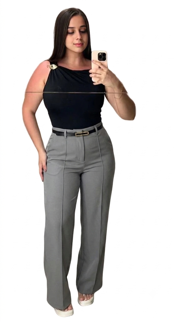 Calça Pantalona Alfaiataria
