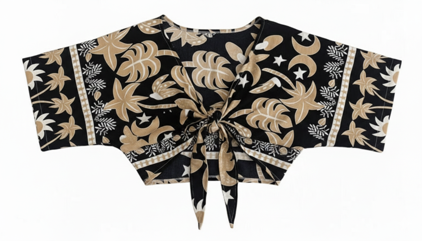 Blusa amarração