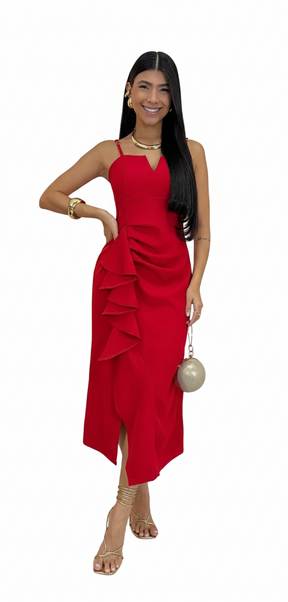 Vestido Linho Ketlen