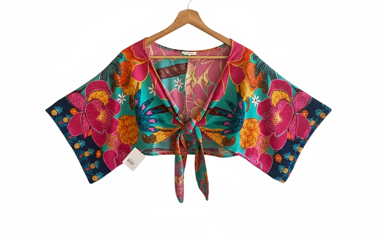 Blusa amarração