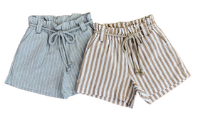 Short Linho Listrado