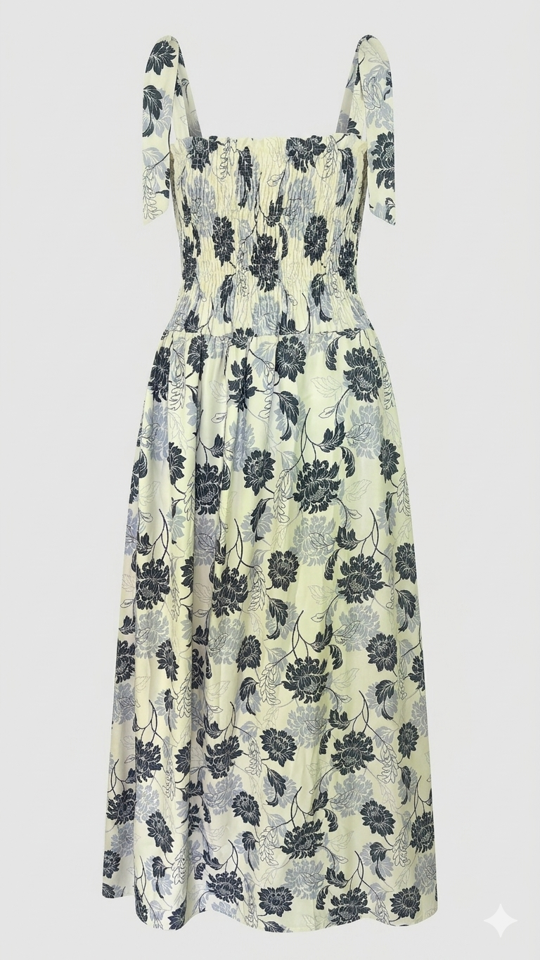 Vestido Lúcia Amarração Ombros