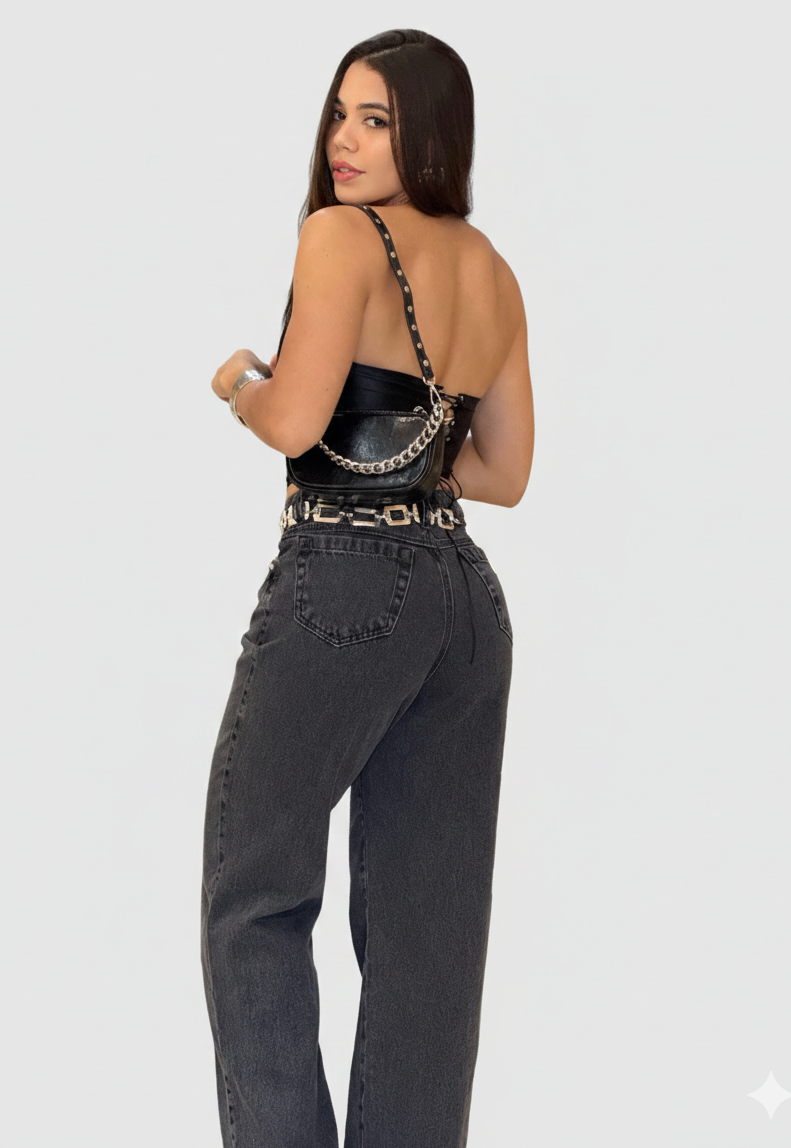 Corselet Acetinado Tomara que Caia