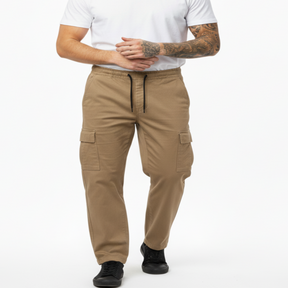 Calça Cargo High Sarja Masc 5018