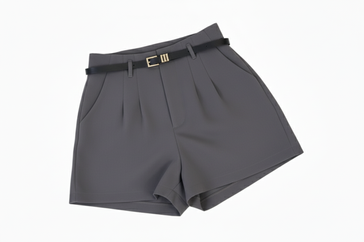 Short Alfaiataria com Cinto