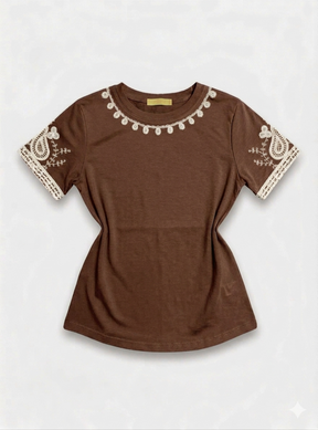 Blusa bordada LF80329
