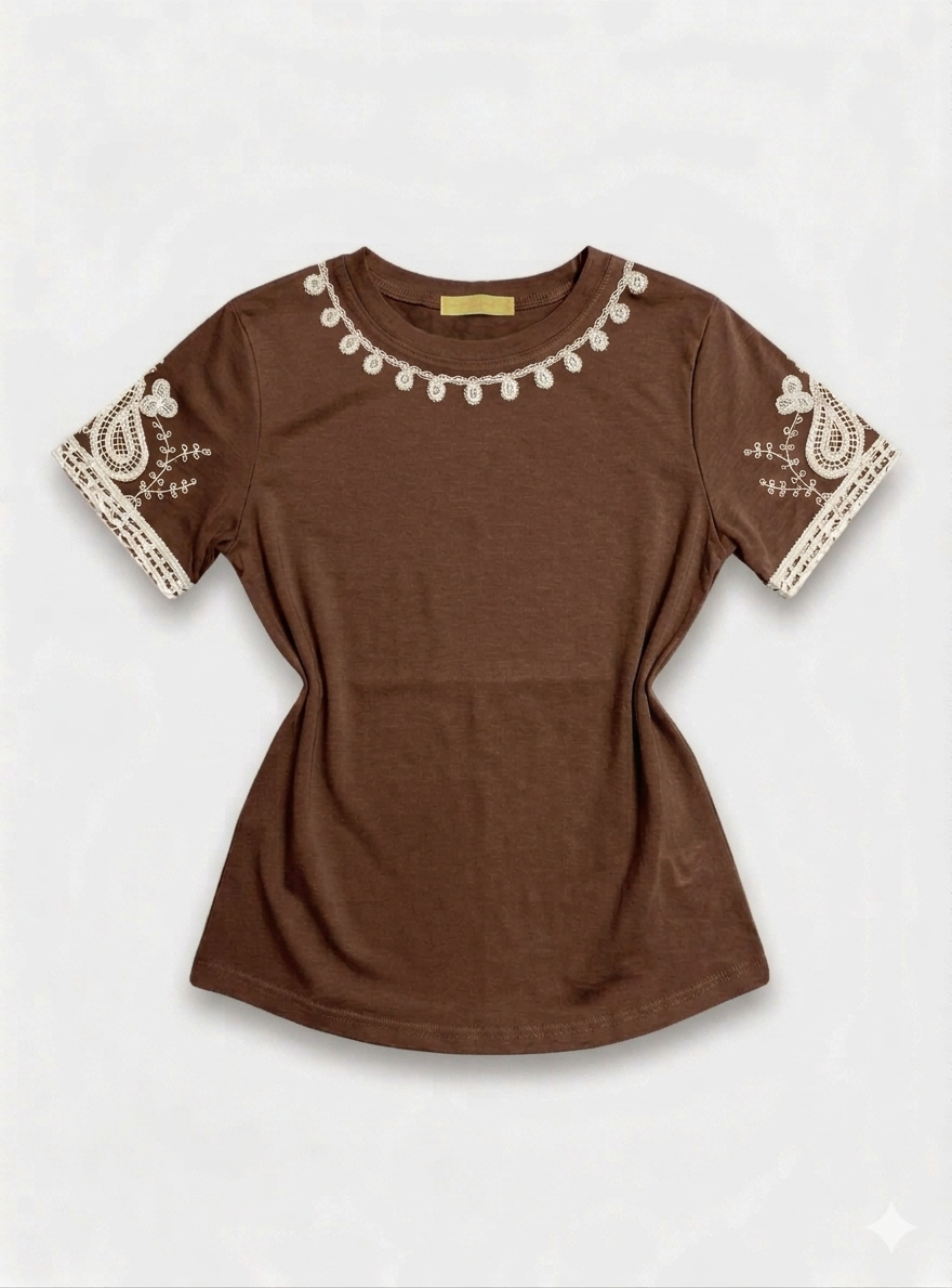 Blusa bordada LF80329