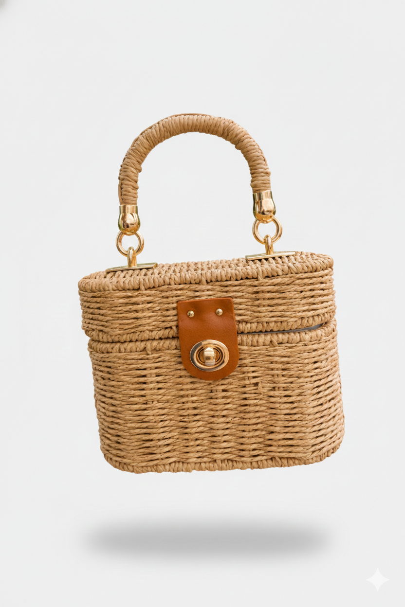Bolsa De Praia Palha RZ11