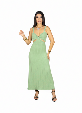 Vestido Tricot Laço