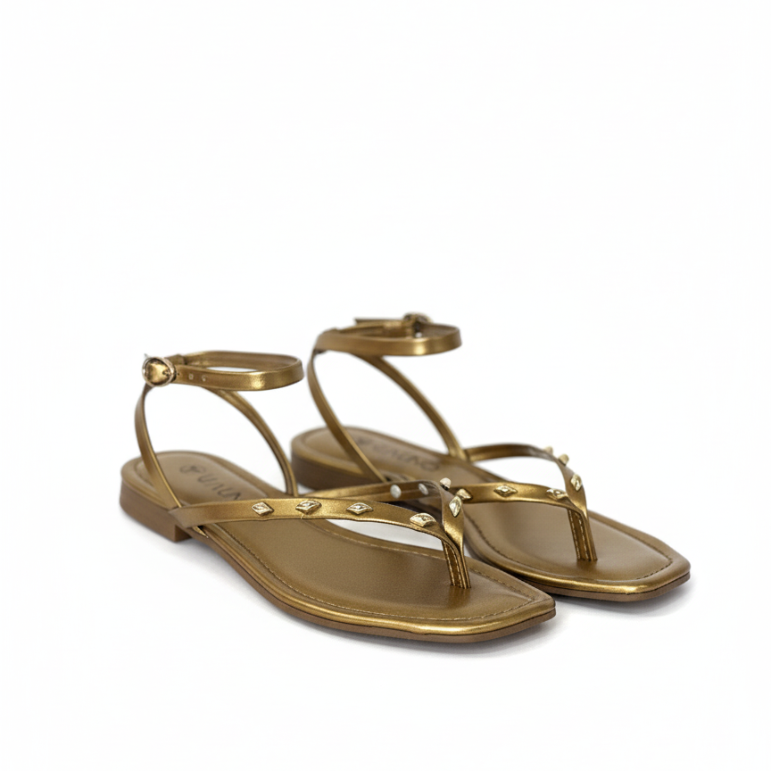 Rasteirinha C/ detalhe metal 246849