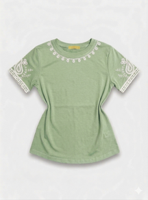 Blusa bordada LF80329