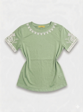 Blusa bordada LF80329