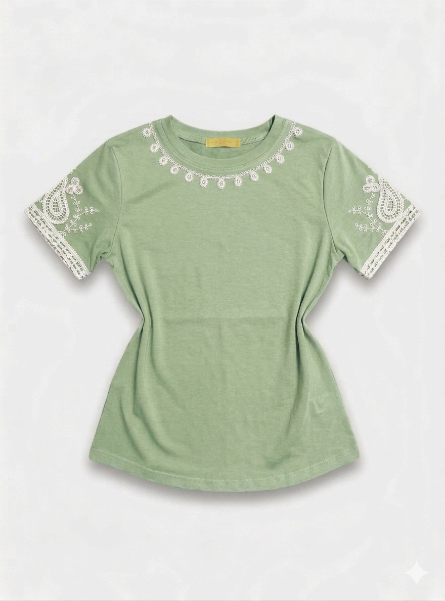 Blusa bordada LF80329