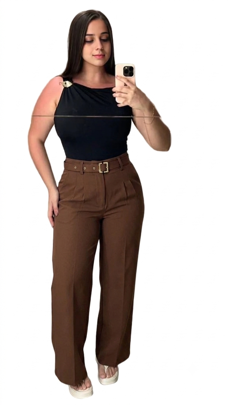 Calça Pantalona Alfaiataria