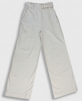 Calça em Linho Fivela