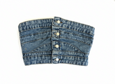 Cropped Jeans Botão LaPana