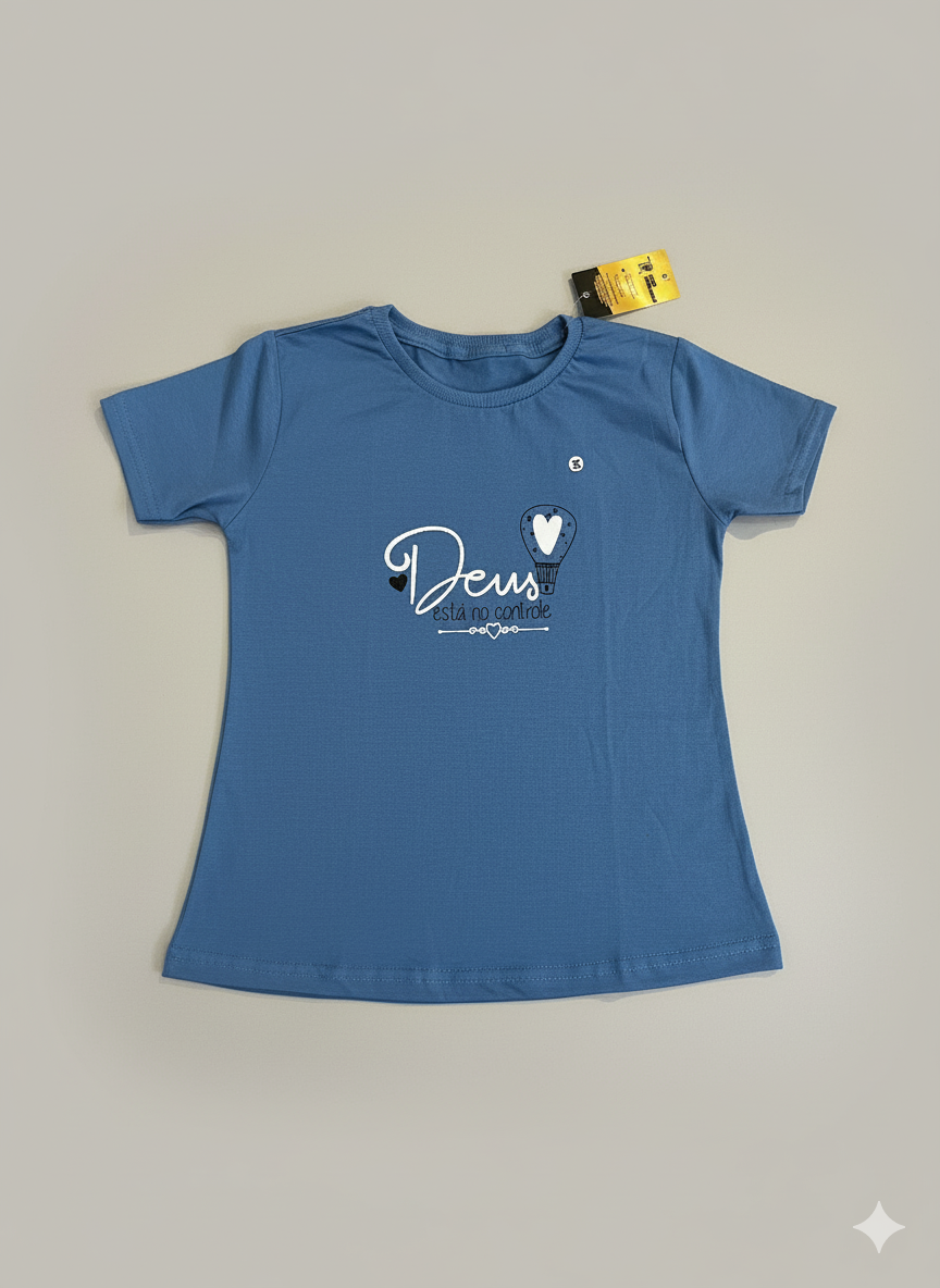 T-shirt Deus Está no Controle