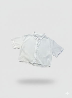 Cropped Social Linho