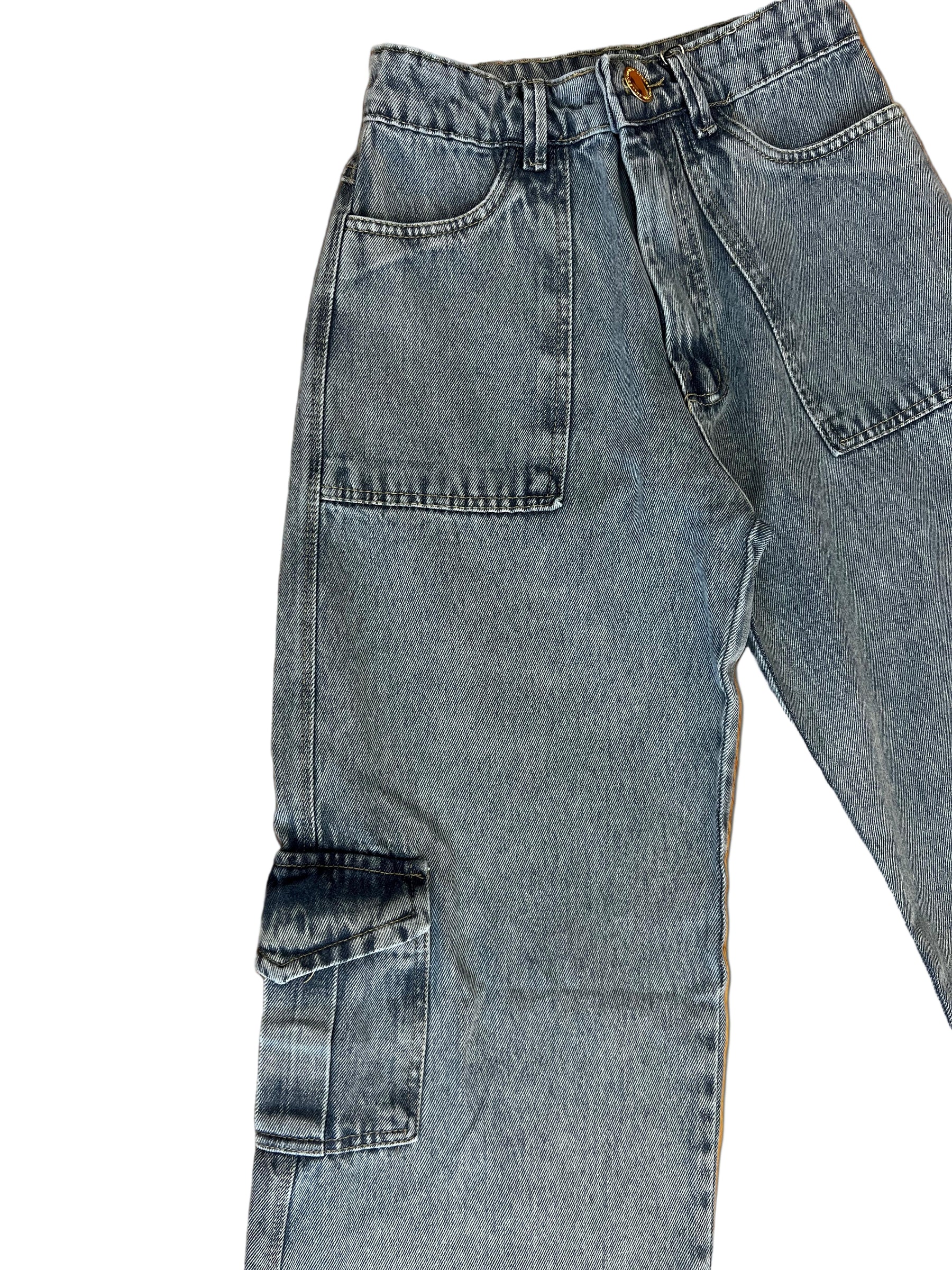 Calça Inspiração Cargo Wide Leg 10889