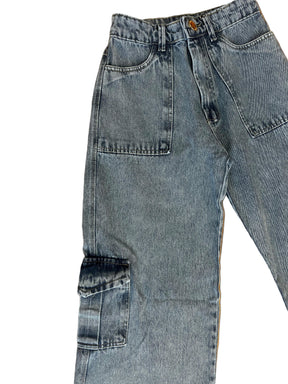 Calça Inspiração Cargo Wide Leg 10889
