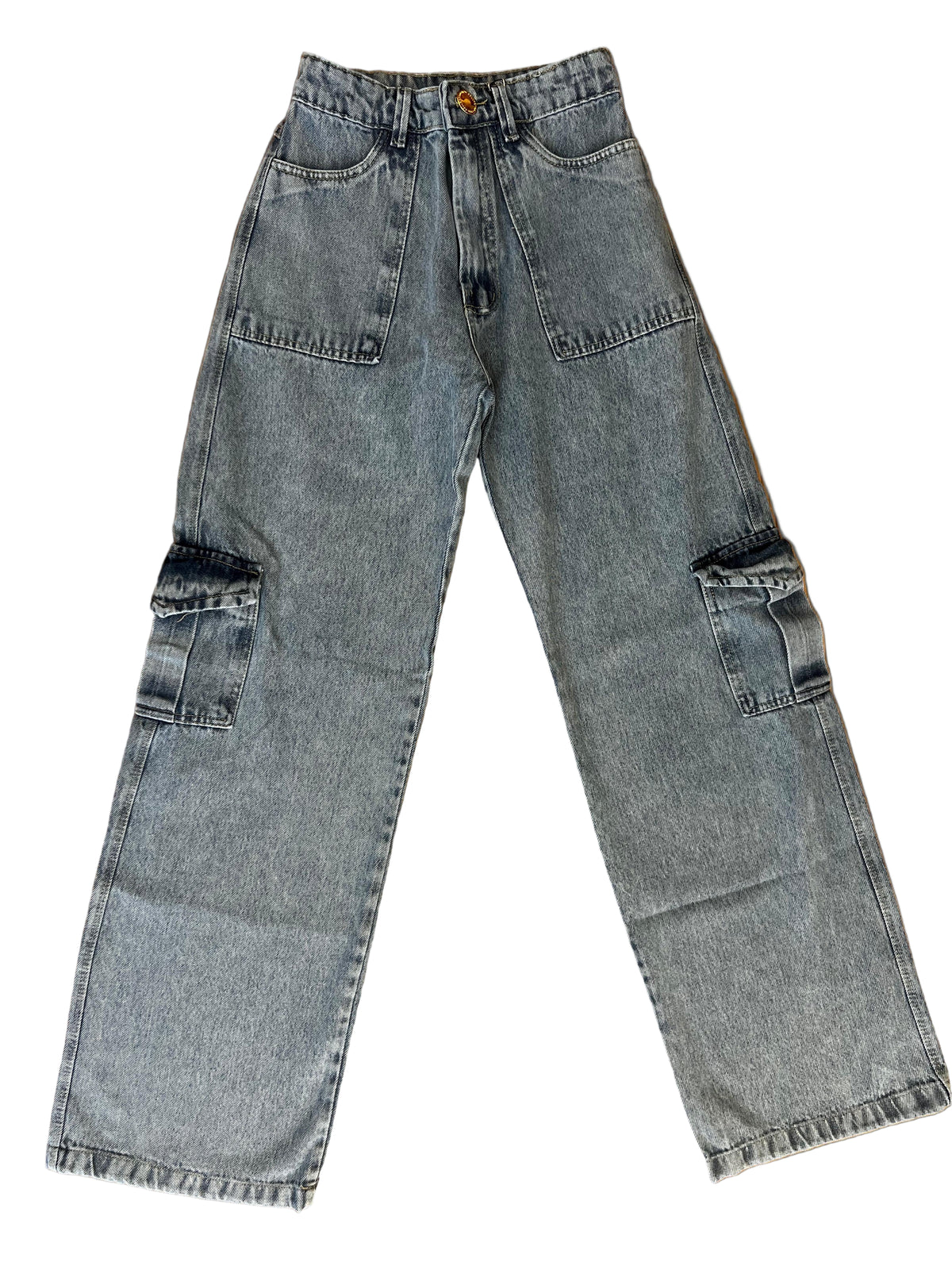 Calça Inspiração Cargo Wide Leg 10889