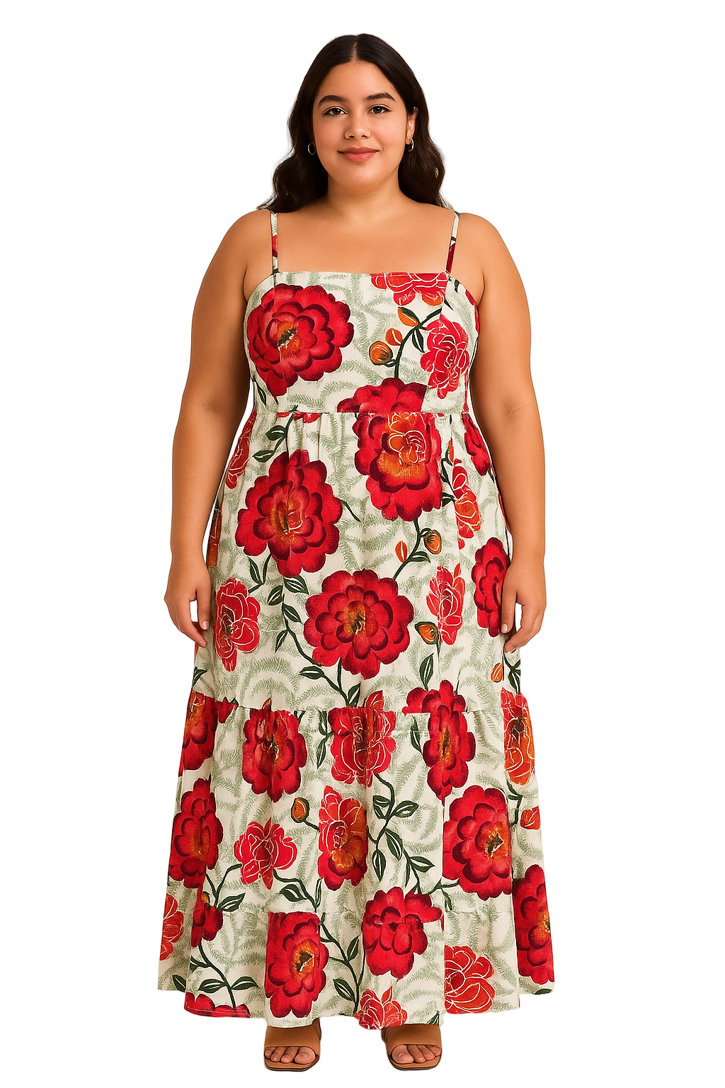 Vestido Longo Plus Insp Farm 8824
