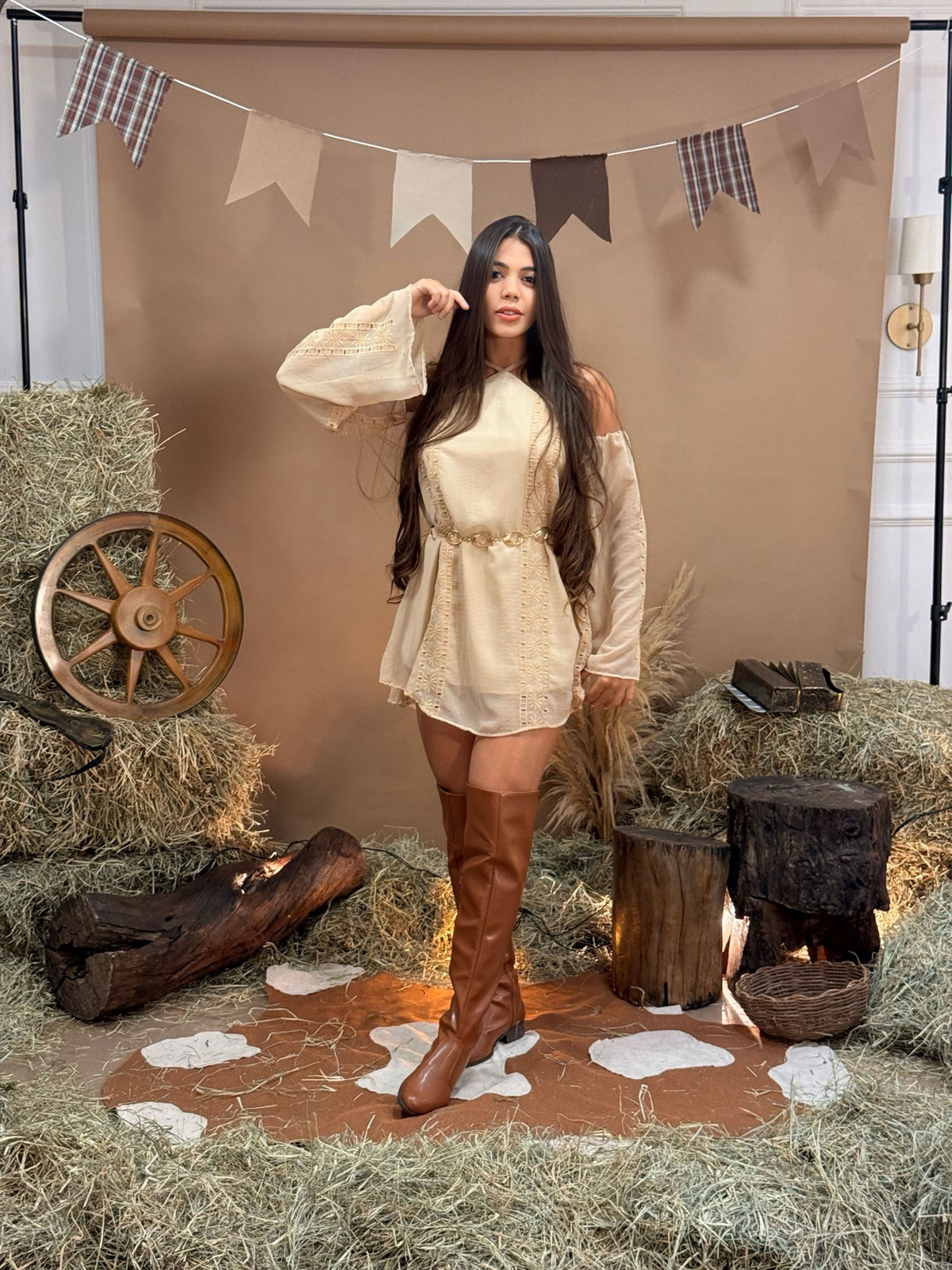 Vestido Laponne Tule bordado