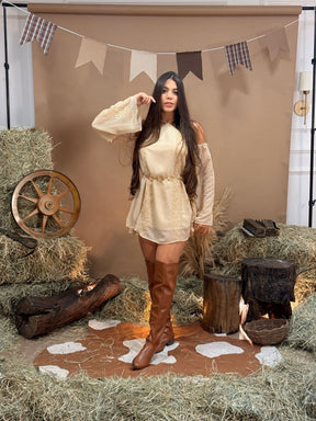Vestido Laponne Tule bordado