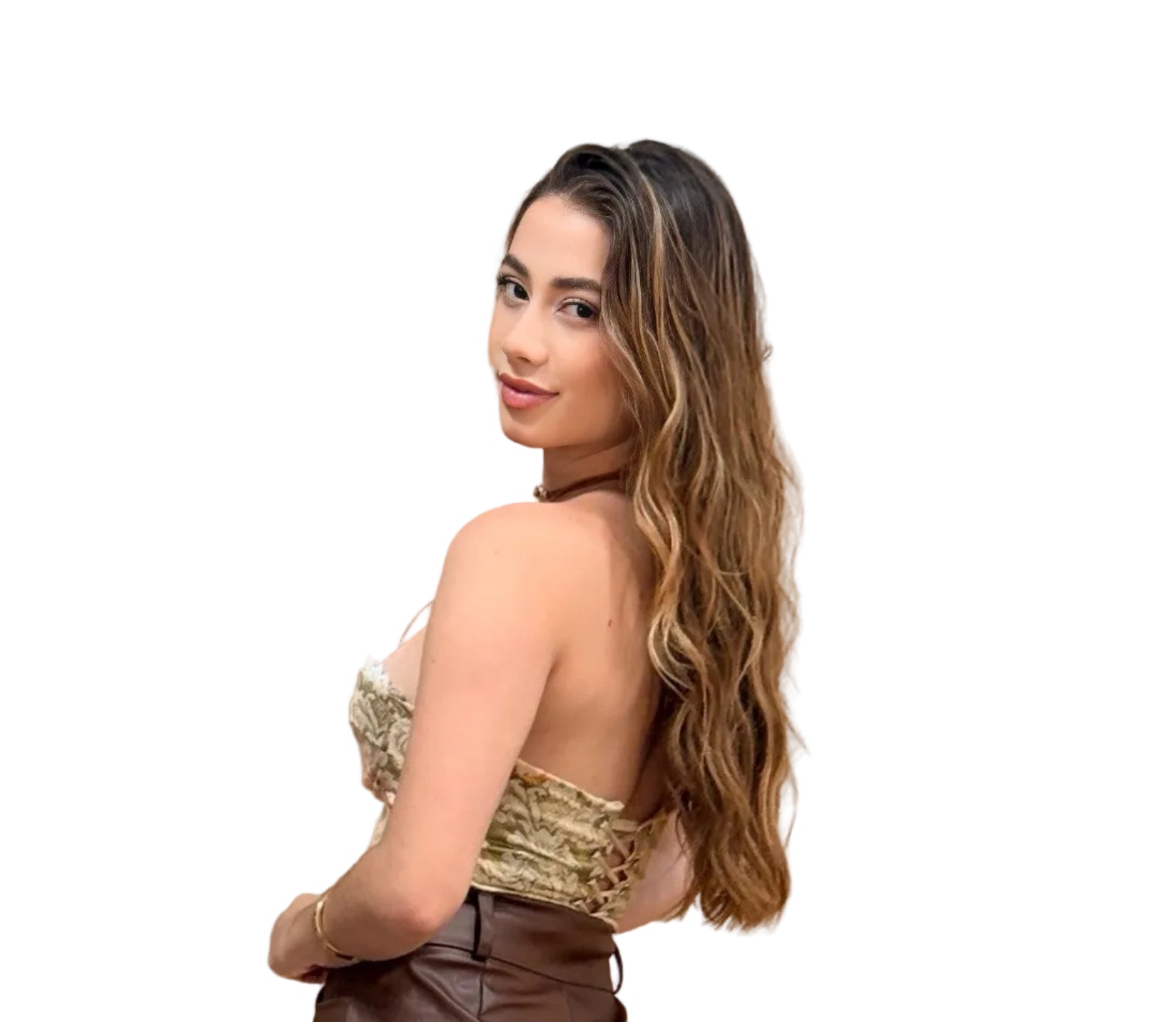 Corselet Estampado renda