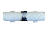 Bracelete Aço Inoxidável Textura Minimalista 10353