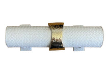 Bracelete Aço Inoxidável Textura Minimalista 10353