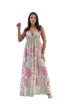 Vestido Linho Decote V