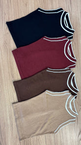 Cropped Modal bicolor
