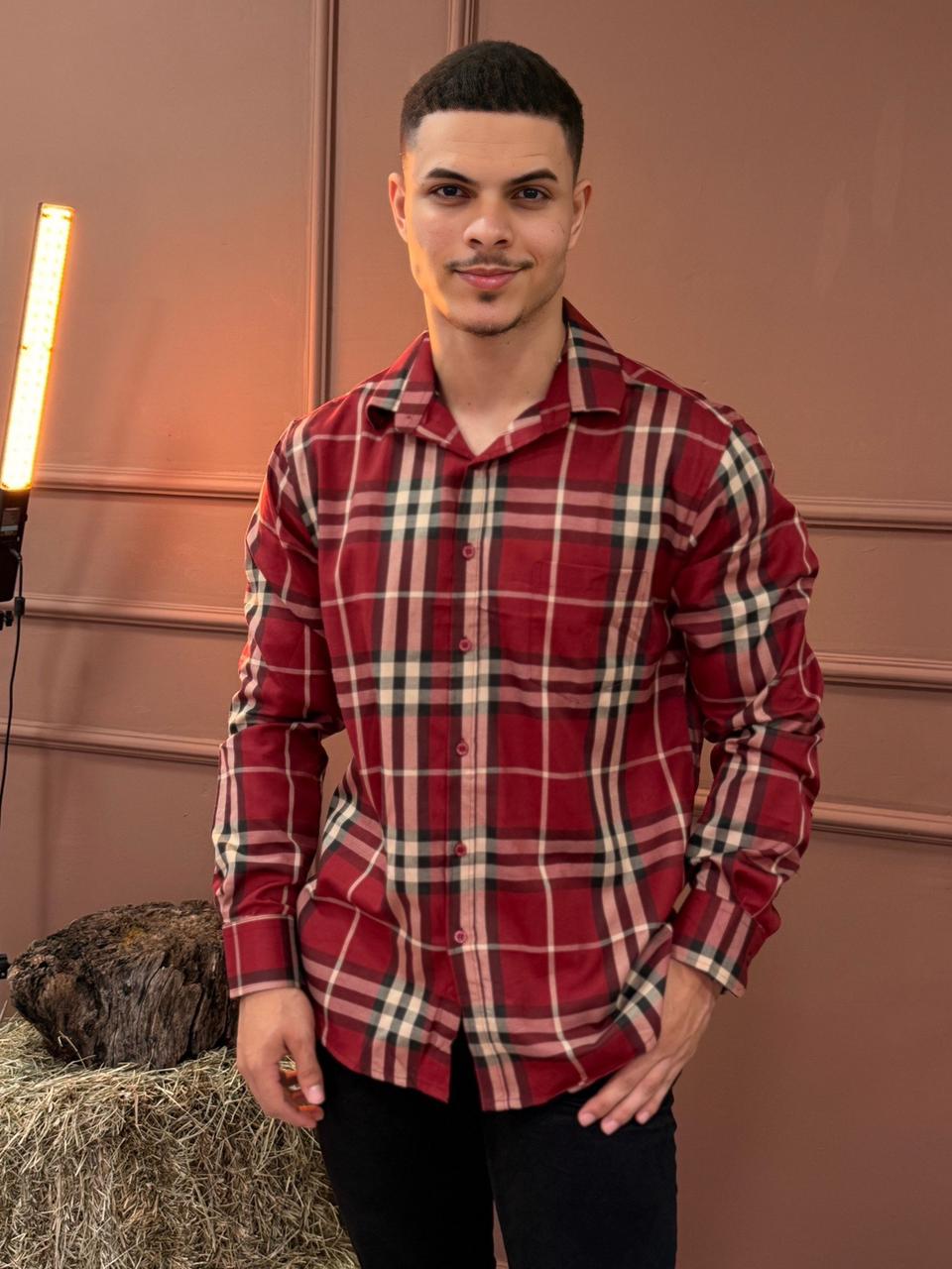 Camisa xadrez viscose msc M/L