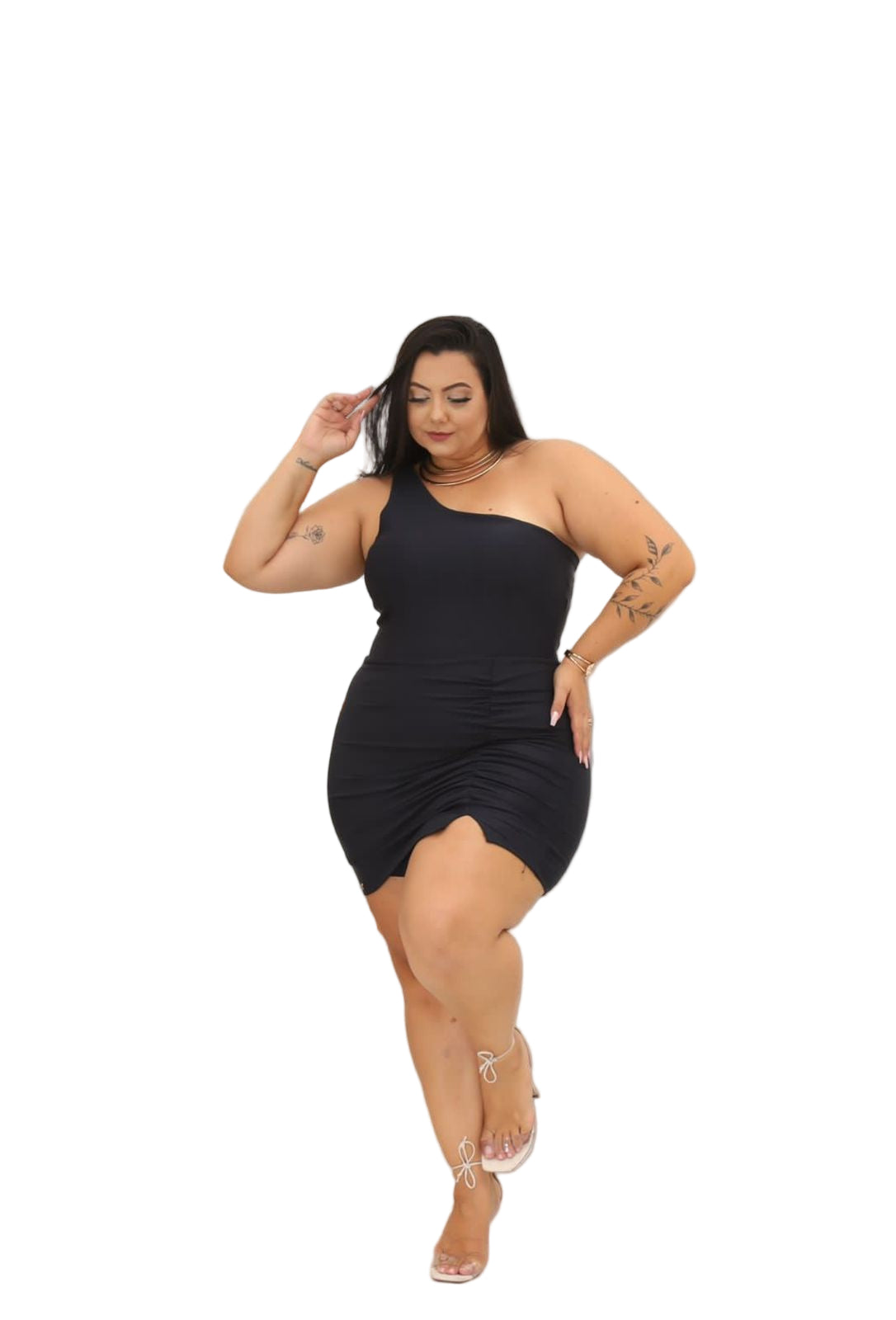 Macaquinho Montaria Plus Size 8869